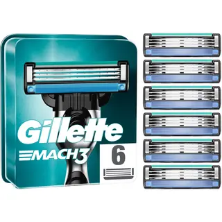 Produktfoto för Gillette Mach3 Men's Razor Blade Refills 6 st