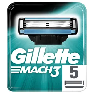 Produktfoto för Gillette Mach3 Rakblad 5 st
