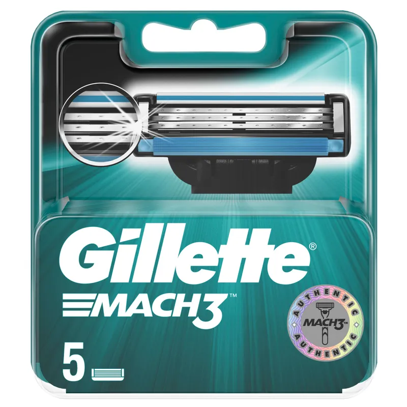 Bild 2 för Gillette Mach3 Rakblad 5 st