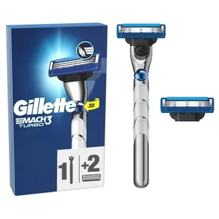 Produktfoto för Gillette Mach3 Turbo Men's Razor 2 Blades