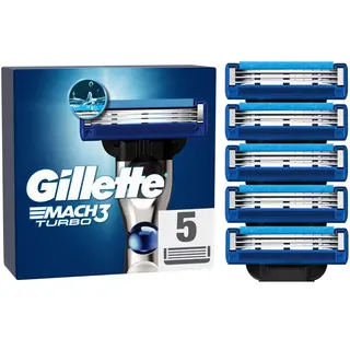 Produktfoto för Gillette Mach3 Turbo Rakblad 5 st