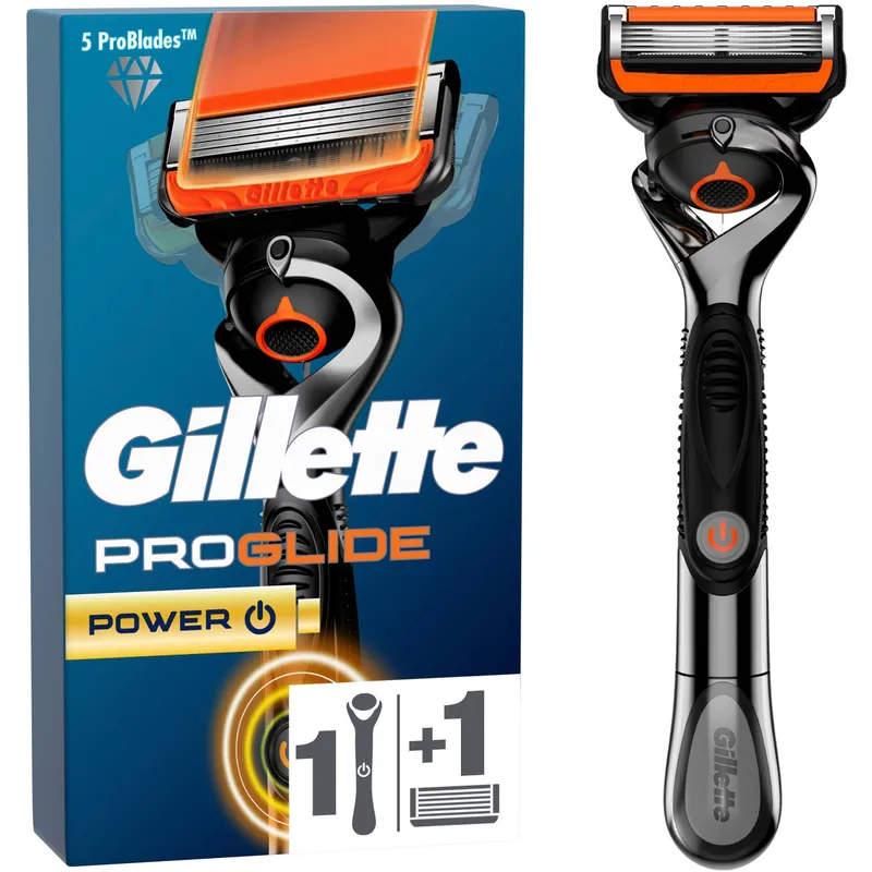 Bild 1 för Gillette ProGlide Power Razor for men 1 razor blade refill