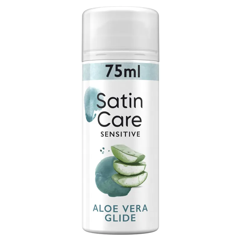 Bild 2 för Gillette Satin Care Sensitive Shave Gel 75 ml