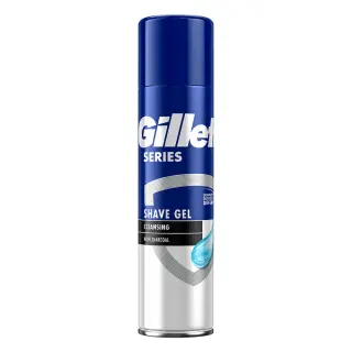 Produktfoto för Gillette Series Shaving Gel 200ml Cleansing, Charcoal