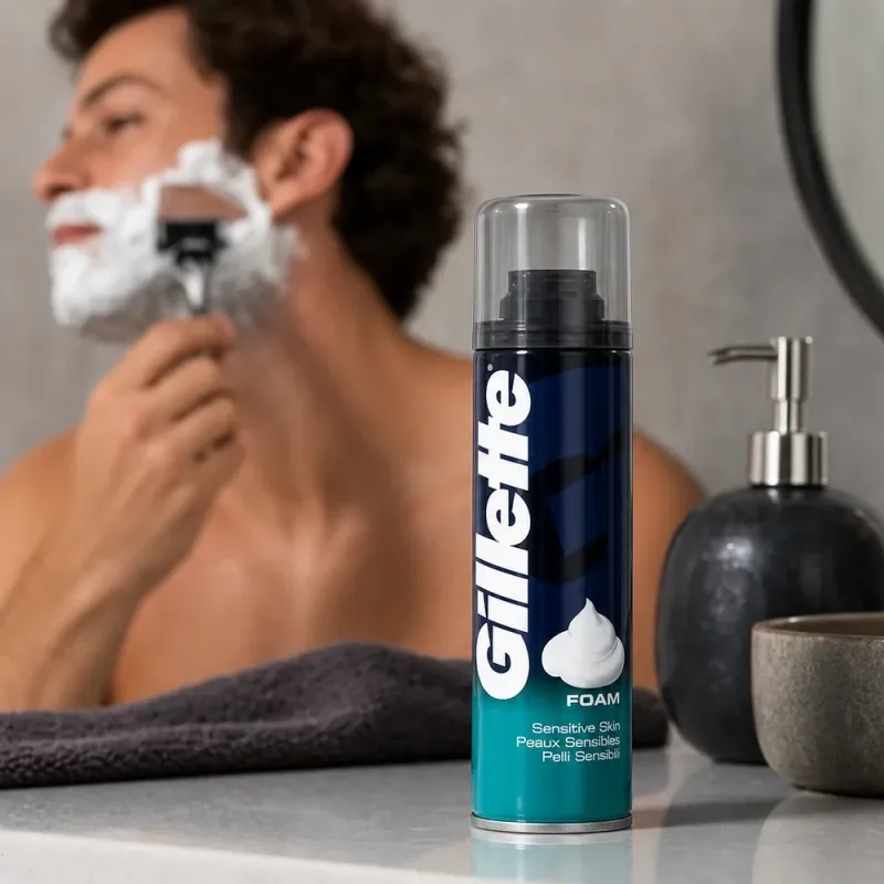 Bild 2 för Gillette Shaving Foam Sensitive Pianka do golenia 200ml