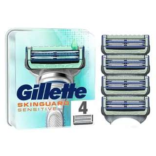 Produktfoto för Gillette Skinguard Sensitive Rakblad 4 st
