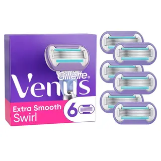 Produktfoto för Gillette Venus Extra Smooth Swirl Razor Blades 6 st