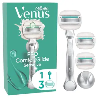 Produktfoto för Gillette Venus Pro ComfortGlide Sensitive Razor & Holder 3 st