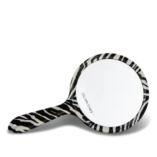 Produktfoto för Gillian Jones 2 Side Hand Mirror Print Zebra