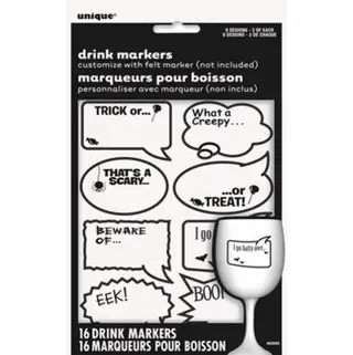 Produktfoto för Glasmarkörer pratbubblor 16-pack