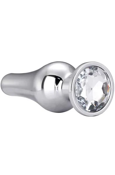 Bild 1 för Gleaming Love Medium Pleasure Plug, Silver
