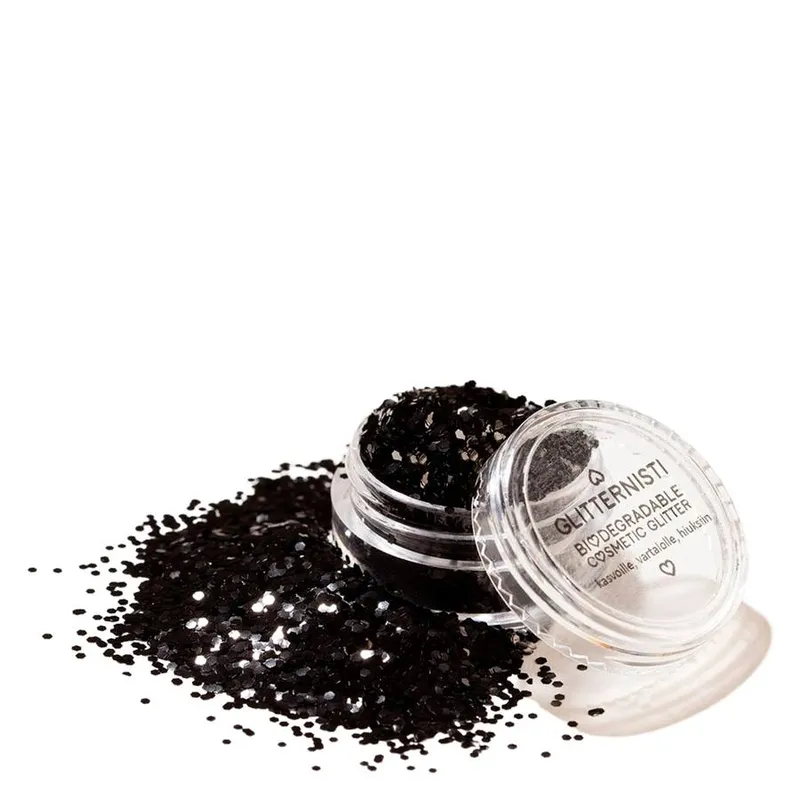 Alternativ bild 0 för Glitternisti Cosmetic Glitter Shiny Black