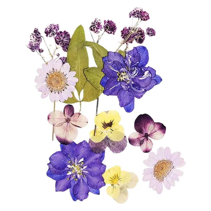 Bild 1 för Glitternisti Face Flowers Purple & Greens