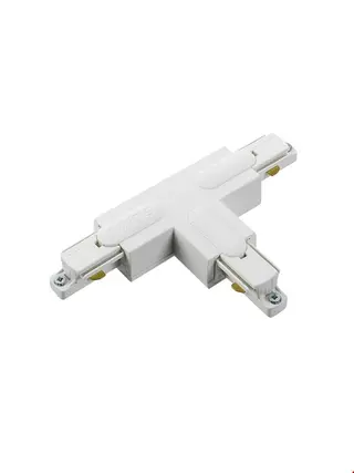 Produktfoto för Global bas T-stycke 230V, 1-fas, extern höger, vit - STANDARD