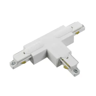 Produktfoto för Global bas T-stycke 230V, 1-fas, extern höger, vit - STANDARD