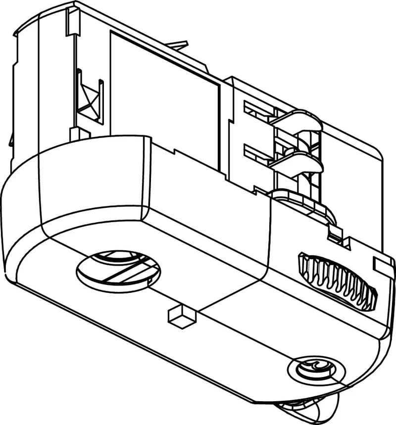 Bild 2 för Global GA 69-3 adapter 230V, 3-fas, vit, max 5kg - PROFESSIONAL