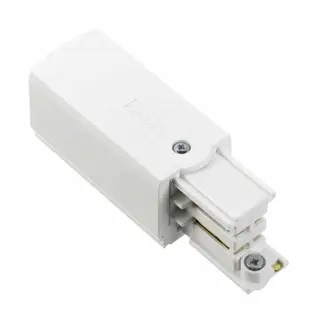 Produktfoto för Global pro anslutningsstycke 230V, 3-fas, höger, vit - PROFESSIONAL