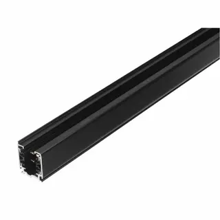 Produktfoto för Global XTS 4200-2 pro-skena 230V, 3-fas, längd 2 meter, svart - PROFESSIONAL