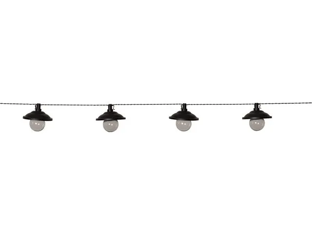 Alternativ bild 0 för Globe Shade solcellsslinga (Svart)