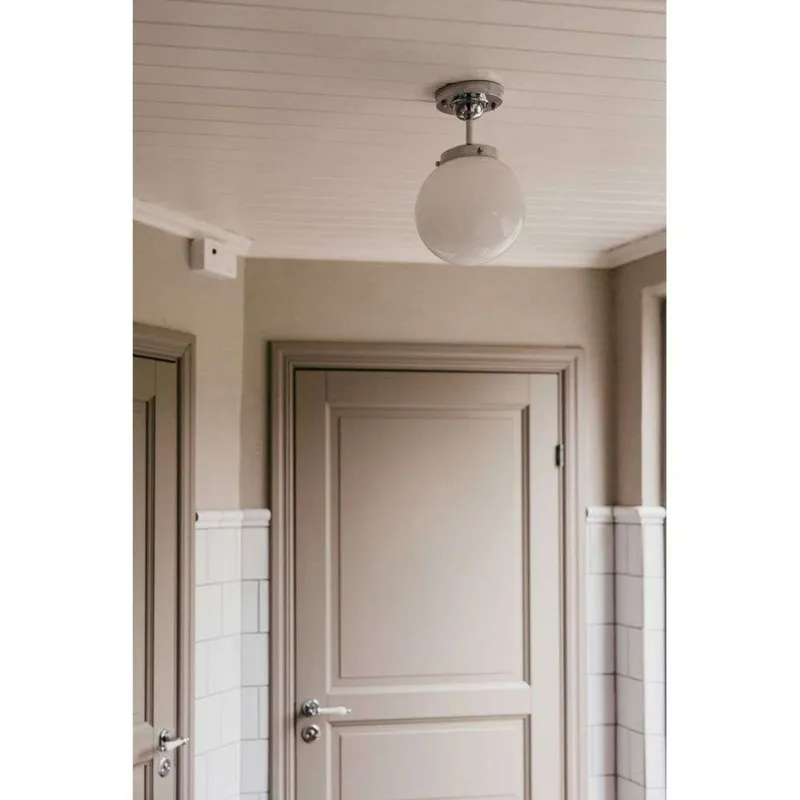 Bild 2 för Globen Lighting - Alley Taklampe IP44 Chrome/White Globen Lighting