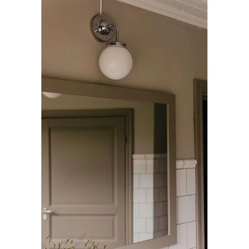 Bild 1 för Globen Lighting - Alley Vägglampa IP44 Chrome/White Globen Lighting