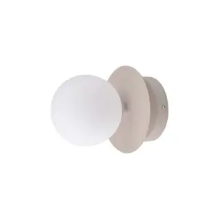 Produktfoto för Globen Lighting  Art Deco IP44 vägglampa/plafond, mud/vit
