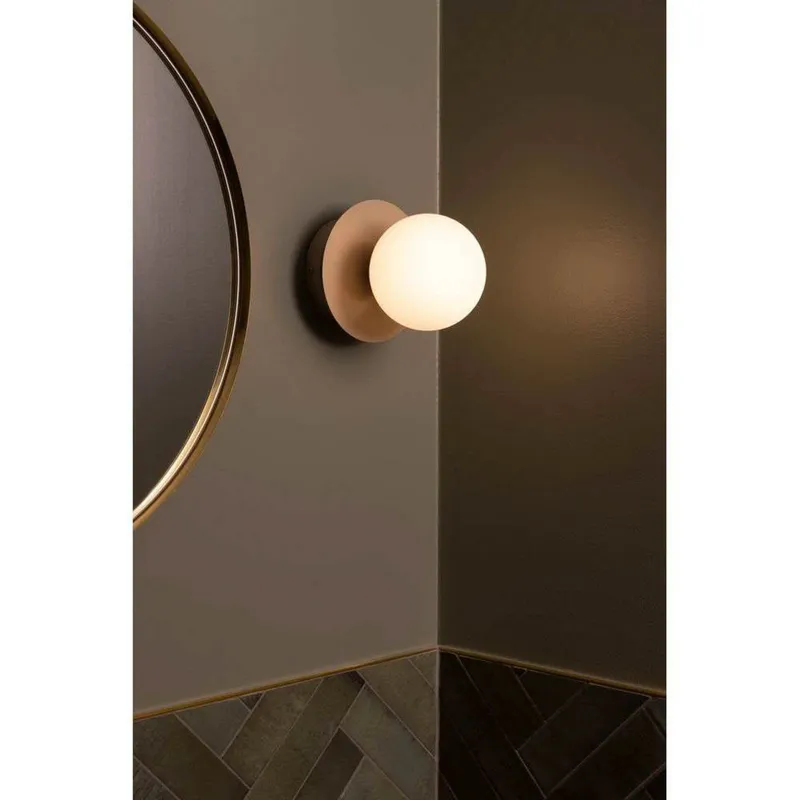 Bild 4 för Globen Lighting  Art Deco IP44 vägglampa/plafond, mud/vit