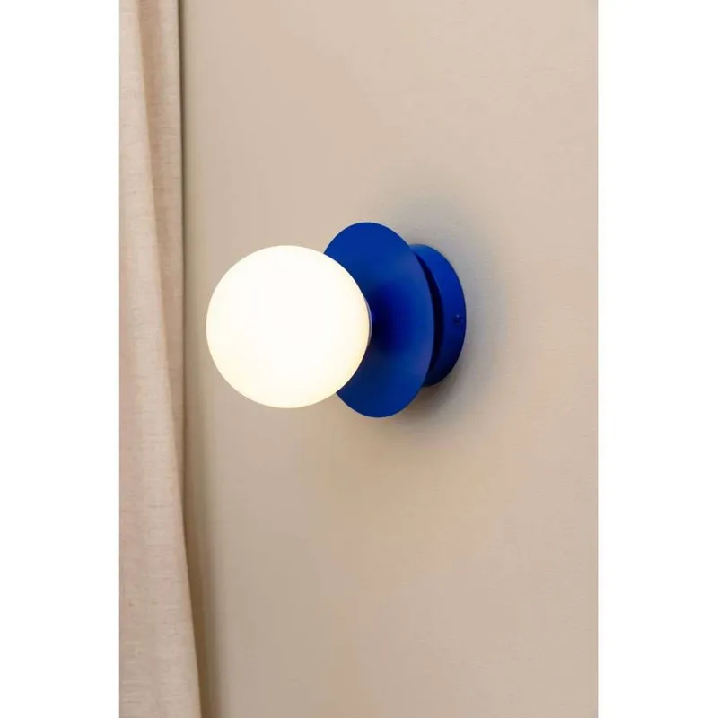 Bild 1 för Globen Lighting - Art Deco Vägglampa/Plafond IP44 Blue/White Globen Lighting