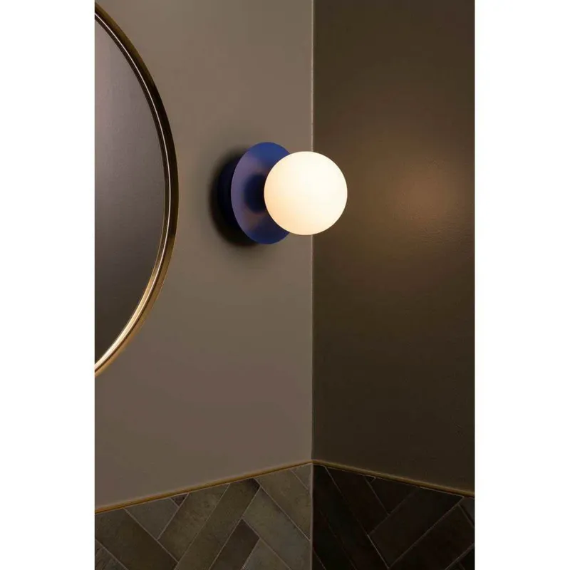 Bild 4 för Globen Lighting - Art Deco Vägglampa/Plafond IP44 Blue/White Globen Lighting
