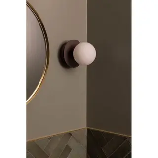 Produktfoto för Globen Lighting - Art Deco Vägglampa/Plafond IP44 Bronse/White