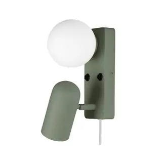 Produktfoto för Globen Lighting - Doppio Vägglampa Grön