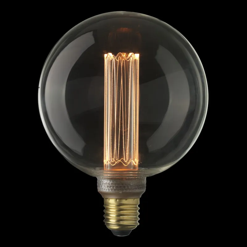 Bild 2 för Globen Lighting E27 LED laser filament glob dimbar 12,5 cm, E27