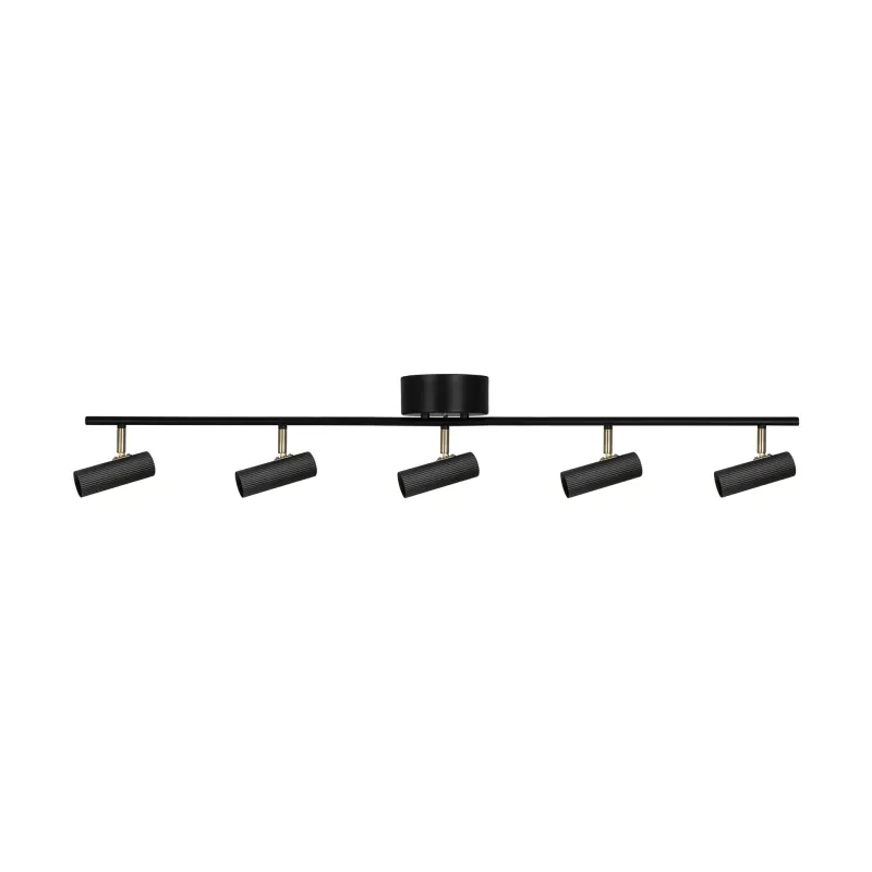 Alternativ bild 0 för Globen Lighting - Hubble 5 Plafond Long Black Globen Lighting