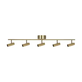 Produktfoto för Globen Lighting - Hubble 5 Plafond Long Brushed Brass Globen Lighting