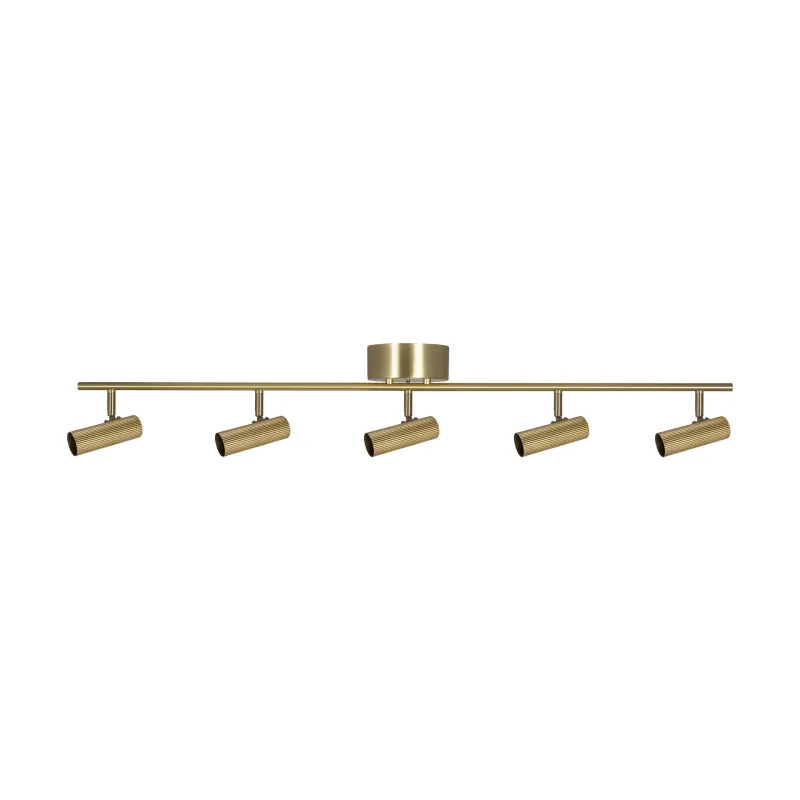 Alternativ bild 0 för Globen Lighting - Hubble 5 Plafond Long Brushed Brass Globen Lighting