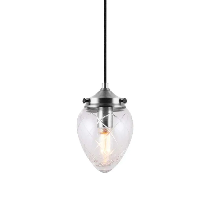 Bild 1 för Globen Lighting - Juni 11 Taklampa Antik Stål/Klar