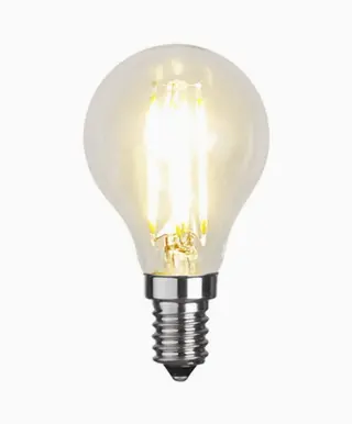 Produktfoto för Globen Lighting Ljuskälla LED 351-23 Filament  Klot Klar 5W Dimbar E14