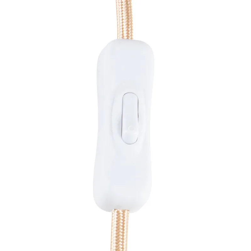 Bild 4 för Globen Lighting Noah bordslampa Vit bouclé, Ø25x30,5 cm
