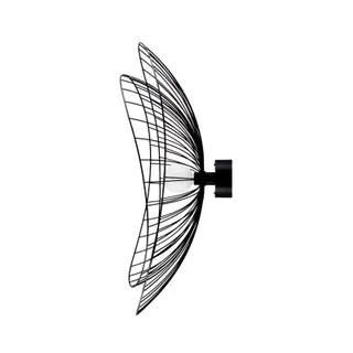 Produktfoto för Globen Lighting - Ray 85 Vägglampa/Plafond Svart