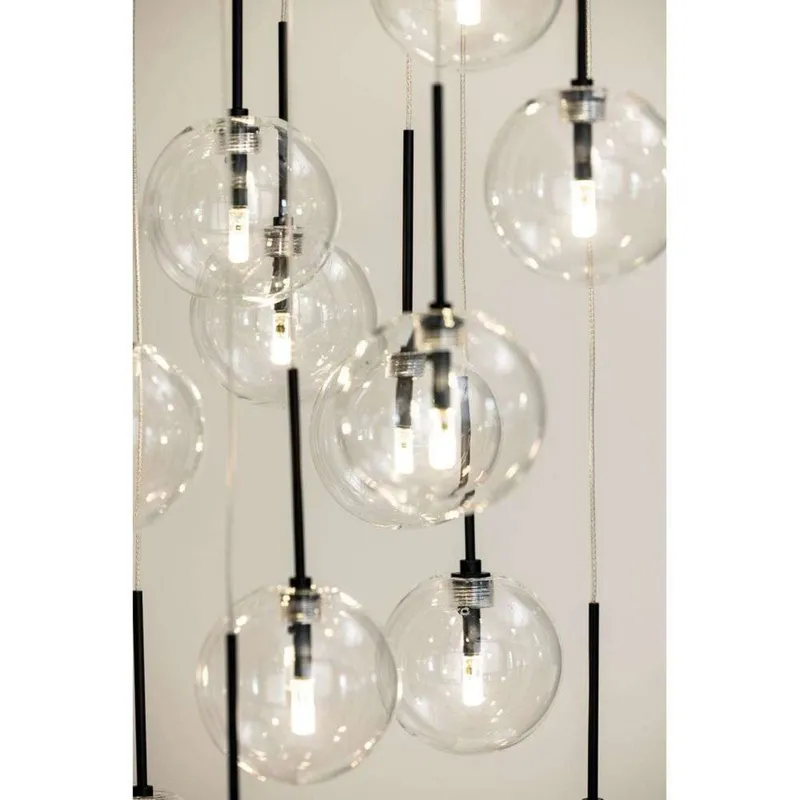 Bild 1 för Globen Lighting - Skyfall Taklampa Clear/Black Globen Lighting