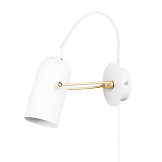 Produktfoto för Globen Lighting - Swan Mini Vägglampa Vit