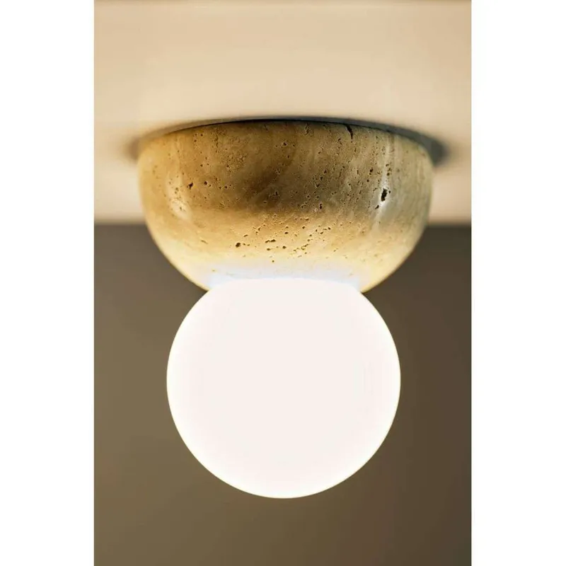 Bild 1 för Globen Lighting - Torrano 13 Vägg-/Taklampe IP44 Travertine Globen Lighting