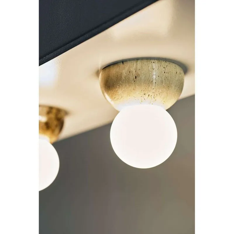 Bild 2 för Globen Lighting - Torrano 13 Vägg-/Taklampe IP44 Travertine Globen Lighting