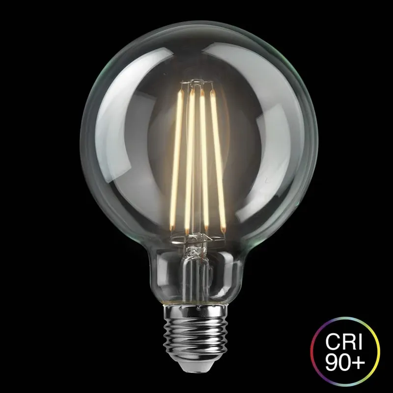 Bild 2 för Globlampa LED 100mm 8W 850lm Dim to Warm E27