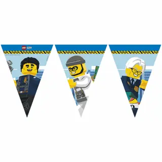 Produktfoto för Globos - Paper Bunting FSC Lego City 3mtr.