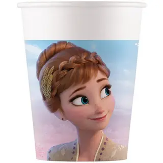 Produktfoto för Globos - Paper Cups FSC Frozen 2 Wind Spirit 8 pcs.