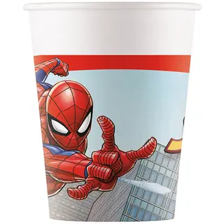 Produktfoto för Globos - Paper Cups Spider-Man Crime Fighter 8 pcs.