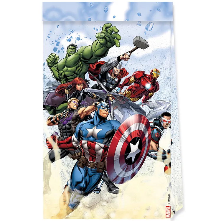Alternativ bild 0 för Globos Paper Party Bags FSC Avengers Infinity Stones 4pcs