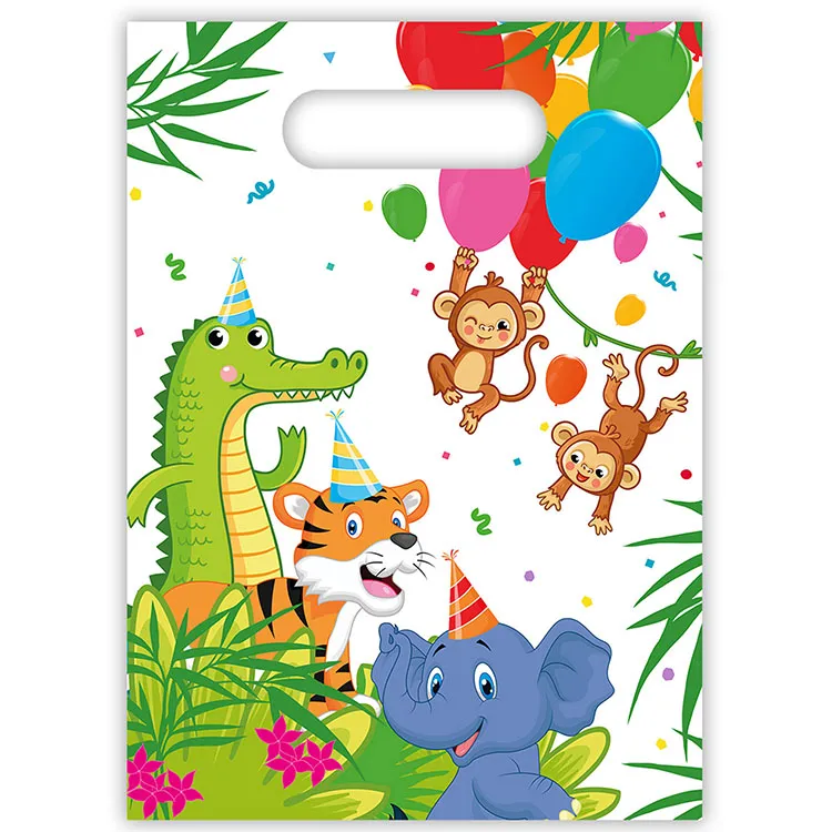 Alternativ bild 0 för Globos Party bags Jungle Balloons 6 pcs.