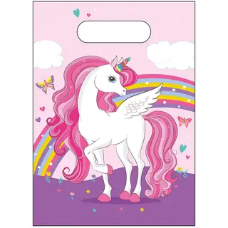 Produktfoto för Globos Party bags Unicorn Rainbow Colors 6 pcs.